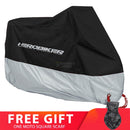 HEROBIKER, cubierta para motocicleta, Protector Uv para exteriores, cubierta para patinete, impermeable, a prueba de polvo, cubierta para lluvia para Moto, diseño de orificios de bloqueo para interiores