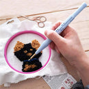 MIUSIE 156 Uds hilo de bordar DIY artesanía costura punto de cruz bordado aro tejer costura punzón aguja Kit para principiantes