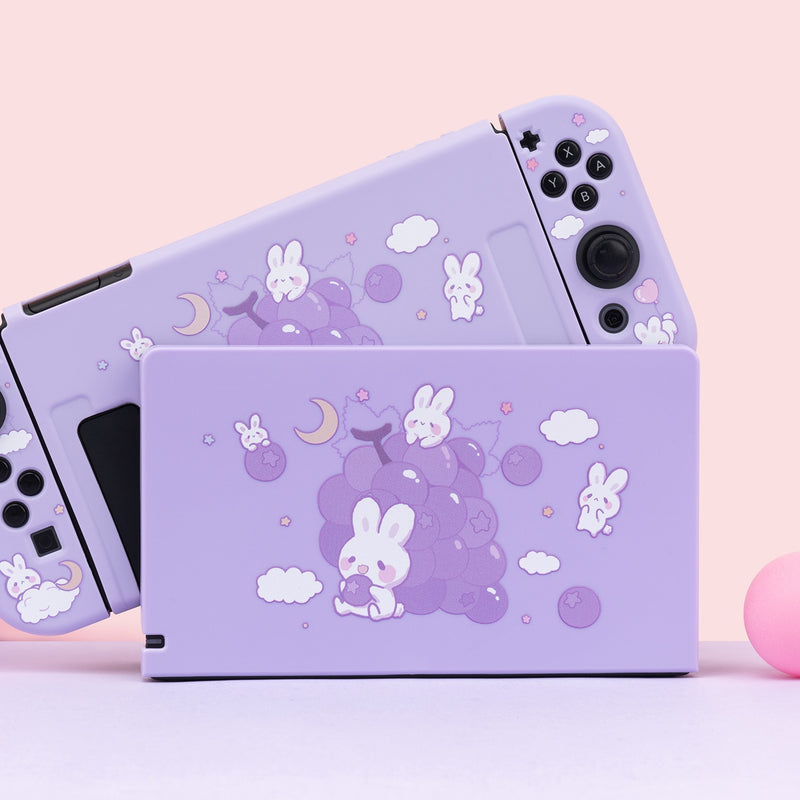GeekShare Case For Nintendo Switch Charging Dock Kawaii Cotton Ice Cream Cat Full Cover NS Game Console Base Shell 2022 New Cute