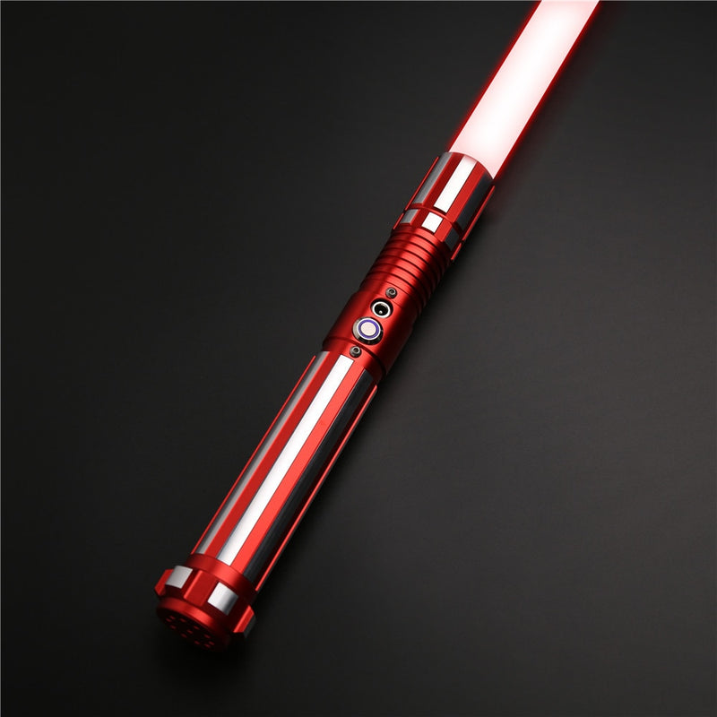 TXQsaber TS015 Balck RGB Lightsaber 82cm Dueling Blade Force FX Light Saber with Sound and LED Light Metal Handle FOC X-mas Toys