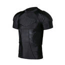 Hombres Deportes Rodillera Codo Shock Guard Compresión Acolchado Pantalones cortos Camisa Chaleco Conjunto Fútbol Baloncesto Equipo de protección Cofre Rib Guards
