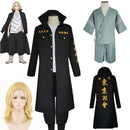 Anime Tokyo Revengers Sano Manjiro Cosplay Kostüm Unisex Tokyo Manji Gang Mikey Jacke Umhang Hose Halloween Party