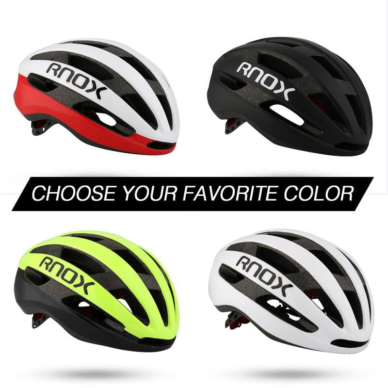 Rnox Aero bicicleta de seguridad ultraligero Casco de bicicleta de carretera rojo MTB Ciclismo Ciudad Casco al aire libre montaña deportes gorra Casco Ciclismo