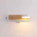 Modern LED Wall Lamp For Bedroom Bedside Study Indoor Round Iron Light Practical Luminaire Deco Maison Reading Lighting Fixtures