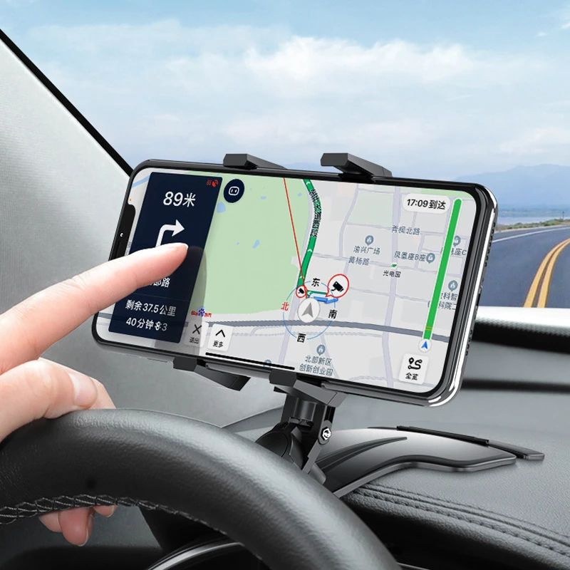 Universal Auto Handy Halterung GPS Halterung im Armaturenbrett Rückspiegel Sonnenschirm Schallwand Handyhalter Autozubehör