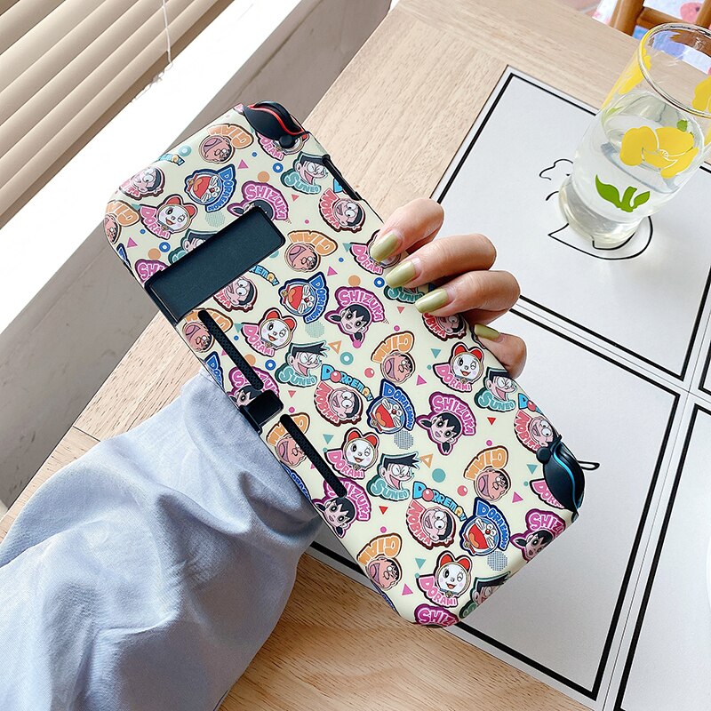 Funny Cartoon Case For Nintendo Nintend Switch NS NX Cases Silicone Back Cover For Switch Lite Case With Stand Cute Funda