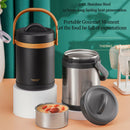 Pinkah 2L Adult Business Bento Box Food Container For Kids Portable Picnic School Stainless Steel Heat Preservation Lunch Box