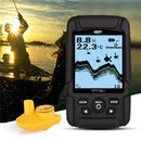 LUCKY FF718LiD Real-waterproof Fish Finder 200KHz/83KHz Dual Sonar Frequency 100M Detection Depth Alarm Detector
