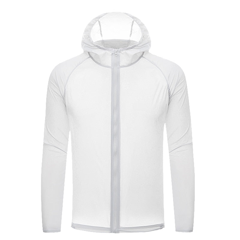 UPF50+ Sonnenschutz Camping Klettern Reise Wanderjacke Männer Frauen Anti-UV Radfahren Windjacke Schnell trocknend Laufender Hautmantel
