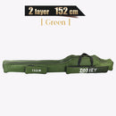 Fishing Rod Storage Bag  Oxford Cloth Multifunctional  1/2/3 Layer Black / Green