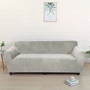 Samt-Sofabezug Elastisches Sofa Funda Sofabezug für Wohnzimmer Ecksofa L-förmiger Sofabezug Housse Canape Dangle