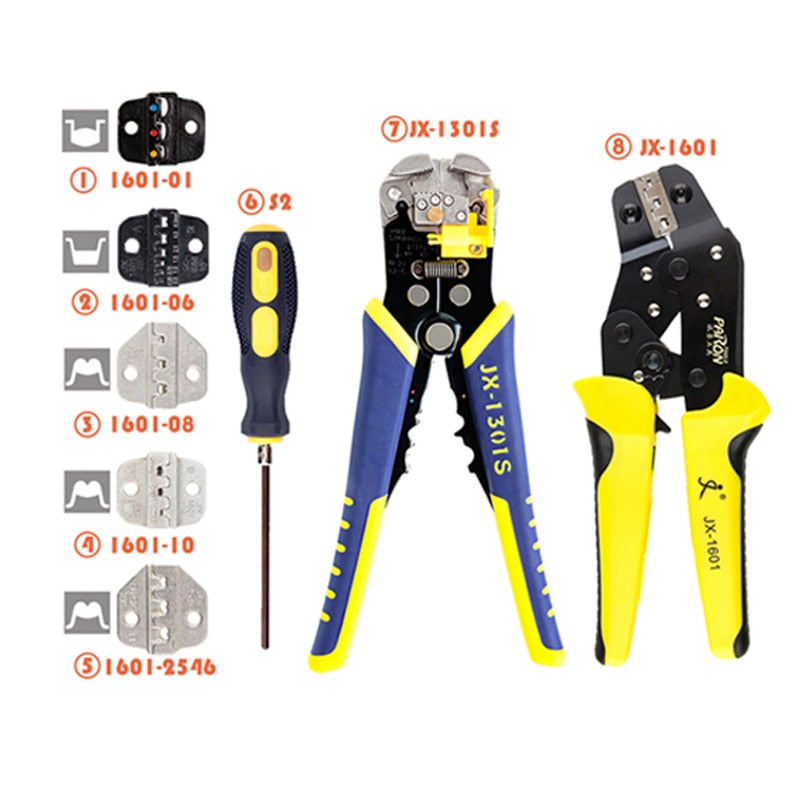 5-in-1 Ratchet Terminal Crimping Pliers Multi-tool Wire Crimpers Engineering Ratchet Terminal Crimping Pliers Terminals Pliers