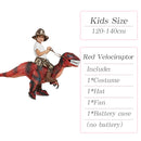 Velociraptor T REX Mascot Inflatable Costume For Kids Anime Halloween Costumes Dinosaur Birthday Gift For Party Cosplay Blow Up