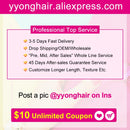 Yyong Hair Peruvian Loose Wave 3/4 Bundles Human Hair With Lace Closure 4x4 Lace Closure With Bundles Natural Color Remy Hair