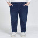 Autumn and winter new large size casual jeans 7XL 8XL 9XL fashion women&