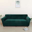 Samt-Sofabezug Elastisches Sofa Funda Sofabezug für Wohnzimmer Ecksofa L-förmiger Sofabezug Housse Canape Dangle