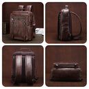 JEEP BULUO Trend Casual Laptop Bags High Capacity Feature Backpack Computer New Men&