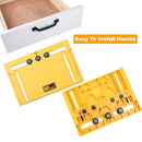 Handle Hole Locator Door Handle Knob and Pull Installation Jig and Shelf Pin Jig Boring Hole 5/6mm Drill Guide Woodworking Tools