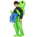 Kids Dinosaur Inflatable Costume Boys Girs Jumpsuit Boysuit Child Alien Cosplay Costume Purim Halloween Party Suit Clothes
