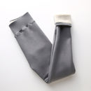 SALSPOR 2XL, mallas gruesas cálidas de invierno para mujer, ropa de lana polar para mujer, pantalones de terciopelo de Cachemira de piel de cordero, pantalones elásticos S-2XL