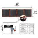 DOKIO 150W Portable Solar Panel 12V Solar Battery For Home/Car/Boat Foldable Solar Panel 150w Monocrystalline