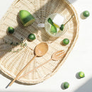 Rattan Basket Bread Basket White Rattan Storage Baskets Fruit Dust Proof Cover Pantry Organizer Kitchen Storage