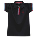 Fashion Summer Cotton Polo Shirt Men Short Sleeve Buttton Collar Summer Slim Fit Shirt Striped Streetwear Casual Male Polo Shirt