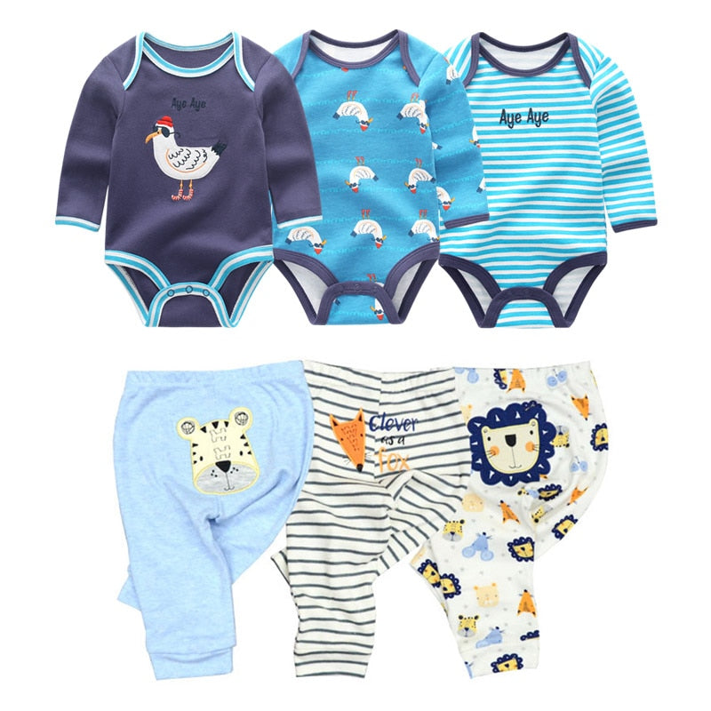 2022 Baumwolle Baby Mädchen Kleidung Bodysuits + Hosen Baby Sets Neugeborene Kleidung Sets Herbst Winter Baby Boy Kleidung Roupa de bebe