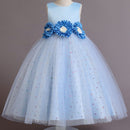 Pegeant Sequined Backless Kids Dresses for Girls Wedding Party Princess Dresses Baby Girls First Communion Layered Tutu Dresses
