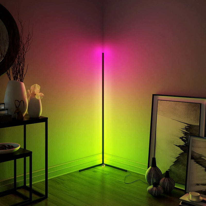 LED Minimal Lamp Corner Floor lamp for Living room Bedroom Studio Standing lamp Nordic Designer Tripod Led Floor lamp Fixtures