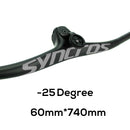 SYNCROS Carbon Fiber Mountain Integrated MTB Handlebar FRASER IC SL -8 -17 -25 Three Specifications with Titanium Screws