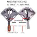 Abrazadera de esquina de 90 grados, Clip de ángulo recto, abrazaderas de plástico de un solo mango, abrazaderas de doble mango para enmarcar carpintería, herramientas de sujeción de fotos