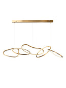 Lámpara de araña de lujo con luz simple, comedor creativo, restaurante, bar, lámparas de arte con personalidad minimalista