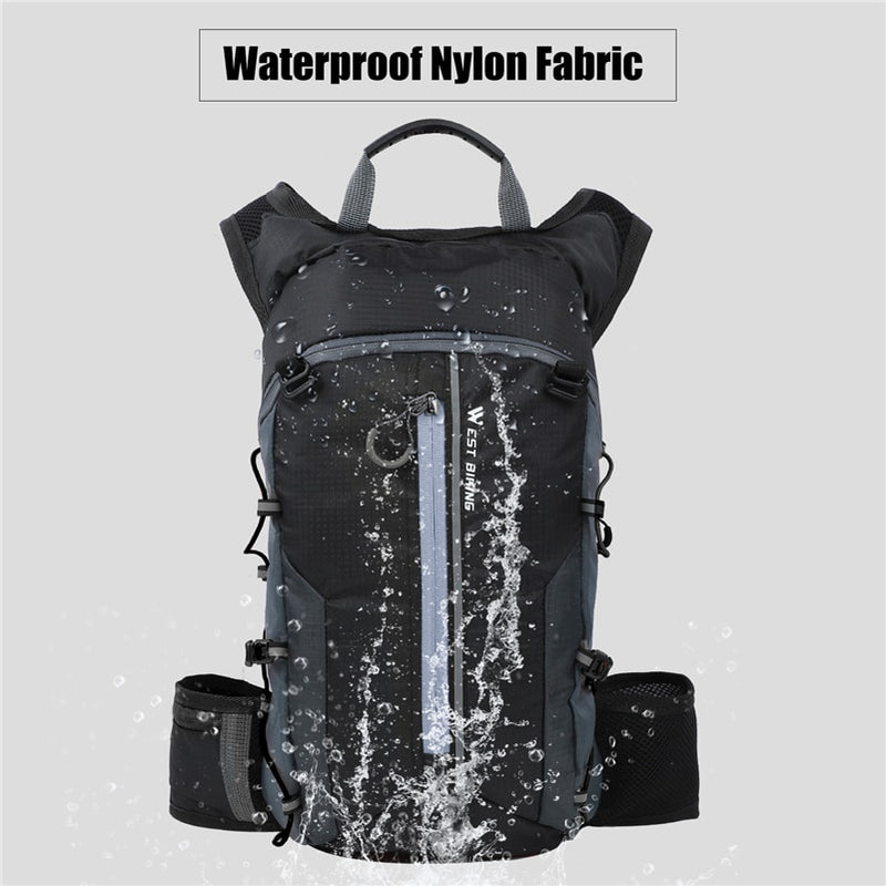 WEST BIKING Wasserdichte Fahrradtasche Tragbare Reflektierende Sport Radfahren Rucksack Outdoor Wandern Klettern MTB Fahrrad Zubehör