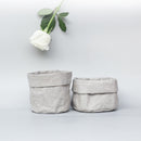 1Pcs Multi Purpose Foldable Plant Bags for Office Desktop Kraft Paper Cosmetic Storage Bag Flower Pot Coats Nordic Style