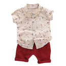 Summer Children&#39;s Clothes Sets Boys T-shirt and Shorts Pants 2 pieces Clothing sets children&#39;s clothing Baby Boys clothes