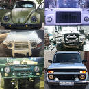 CO LIGHT 1 par 7 ''luces para correr 50W Hi Lo H13 Kits de faros Led coche Led H4 Auto Led para LADA Niva Safari Patrol UAZ Offroad