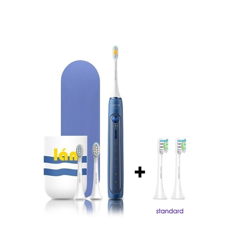 SOOCAS X5 Elektrische Zahnbürste Wiederaufladbare Smart Sonic Toothbrush Automatische Ultraschallzahnbürste Zahnreinigung 12 Modi IPX7