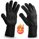 2pcs Fireproof Gloves Barbeque Kevlar 500 Degree BBQ Flame Retardant Fireproof Oven Gloves for Heat Insulation Microwave Oven