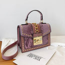 Elegant Sequins ladies handbag small 2022 new rivet Women&