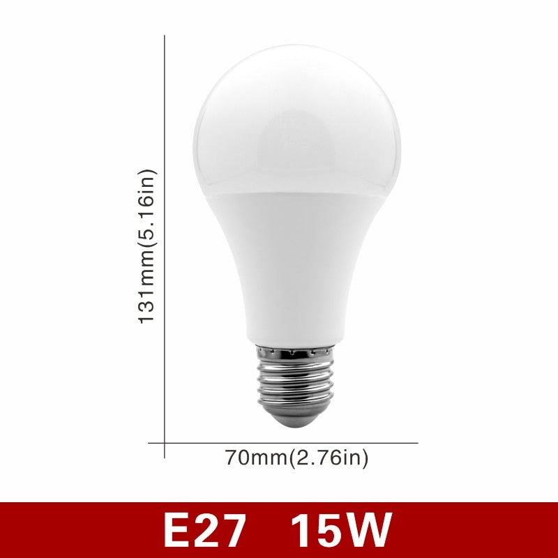 4pcs/lot LED Bulb E27 E14 20W 18W 15W 12W 9W 6W 3W Lampada LED Light AC 220V Bombilla Spotlight Lighting Cold/Warm White Lamp