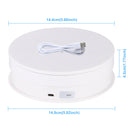 PULUZ USB Electric 360 Degree Rotating Turntable Display Stand For Photography Video Vlog Shooting Props Turntable 15 30cm