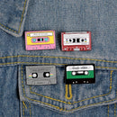 Enamel Pin Cute Cartoon Tape Brooch for Women  Music CD Pins Metal Badges Broche for Woman Brooches  Lapel Pines Brosche Jewelry