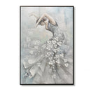 Mintura Ballet Dancer Picture Hand Painted Abstract Palette Knife  Oil Paintings On Canvas  Wall Art For Living Room  Home Decor