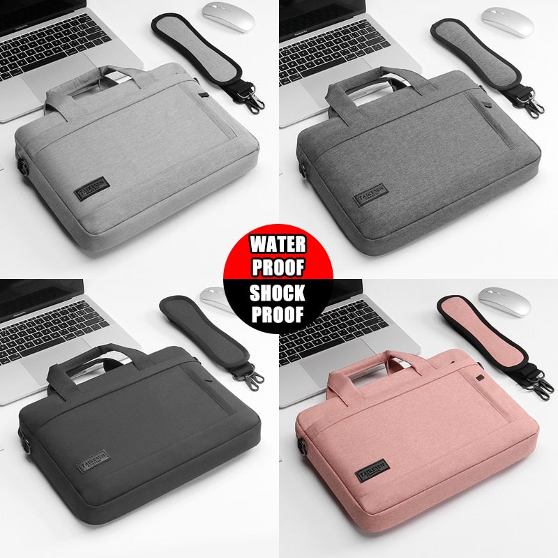 Laptoptasche Hülle Schutzhülle Schultertasche für Pro 13 14 15.6 17 Zoll MacBook Air ASUS Lenovo Dell Huawei Handtasche