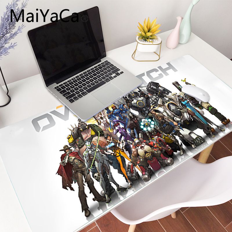 MaiYaCa overwatchs mouse pad 700x300x2mm gaming mousepad anime office notbook desk mat locked edge padmouse games pc gamer mats