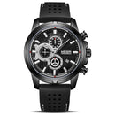 Relogio Masculino MEGIR New Sport Chronograph Silicone Mens Watches Top Brand Luxury Quartz Clock Waterproof Big Dial Watch Men