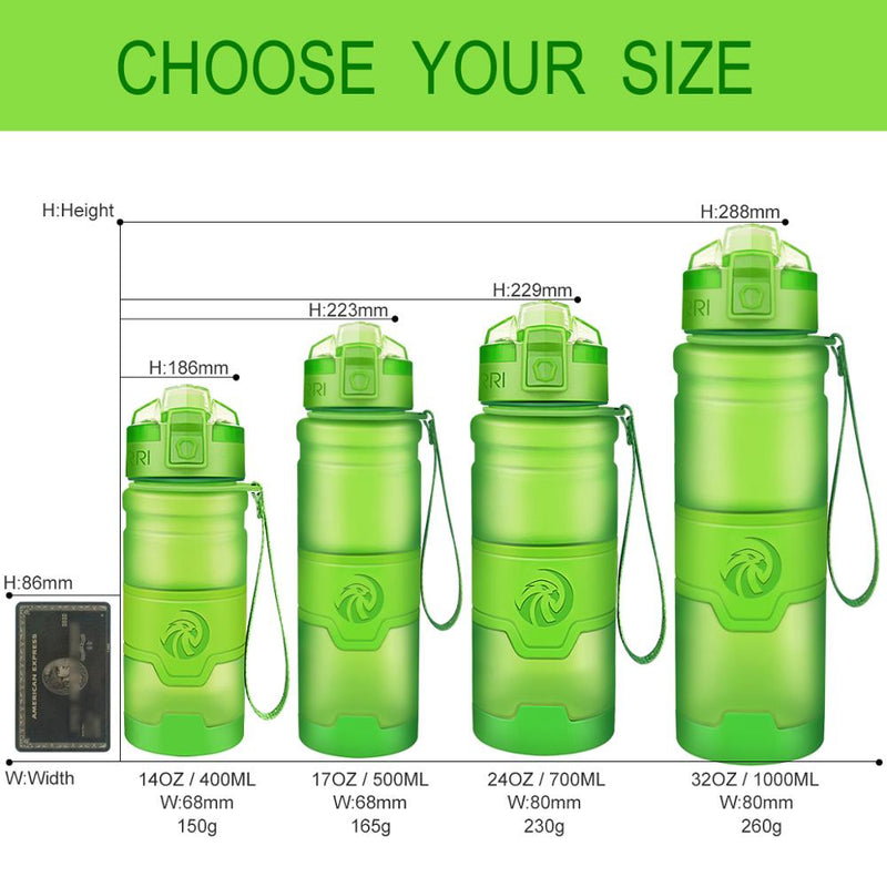 ZORRI Bottle For Water Protein Shaker Portable Motion Sports Water Bottle Bpa Free Eco-Friendly  Sports Camping Hiking Gourde