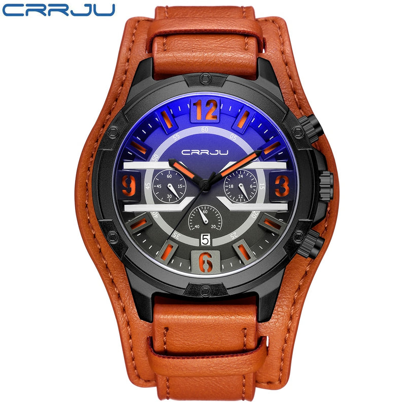 CRRJU 2021, nuevos relojes de moda para hombre con acero inoxidable, marca superior, cronógrafo deportivo de lujo, reloj de cuarzo para hombre, reloj Masculino