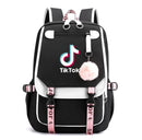 Mochila TikTok, mochilas escolares luminosas para adolescentes, niños y niñas, Mochila para ordenador portátil, Mochila Escolar de viaje de gran capacidad